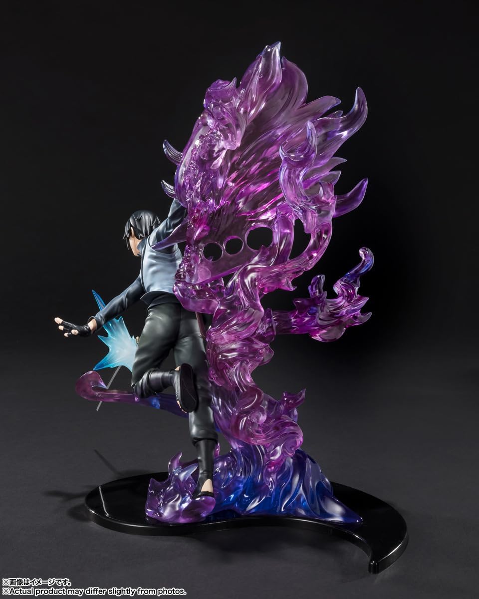 [New] Figuarts ZERO Naruto Uchiha Sasuke BORUTO Kizuna Relation Approx. 240mm Painted Finished Figure Warehouse L