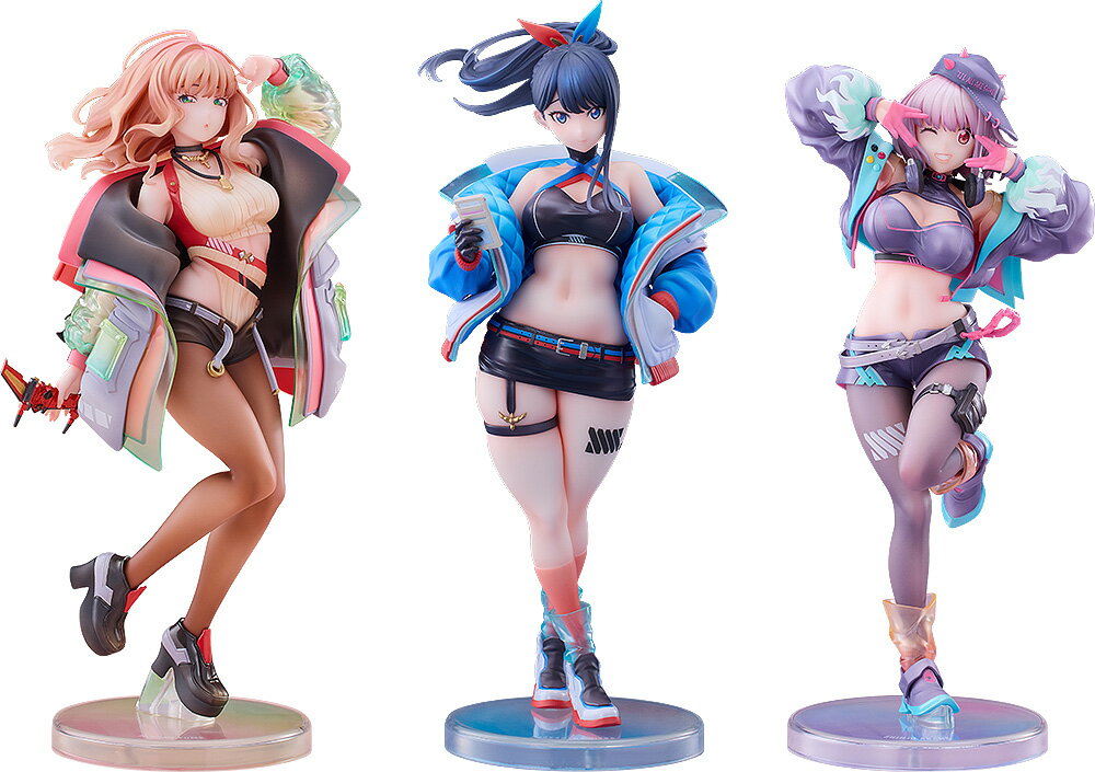 1/7 "Gridman Universe" Dreamy Divas Ver. Figure Set (Pictured Finished Figure)