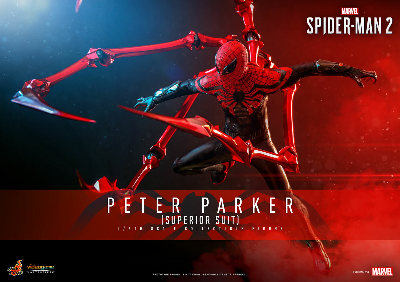 [Obra maestra de los videojuegos] Figura a escala 1/6 de "Marvel's Spider-Man 2" Peter Parker/Spider-Man (traje superior)