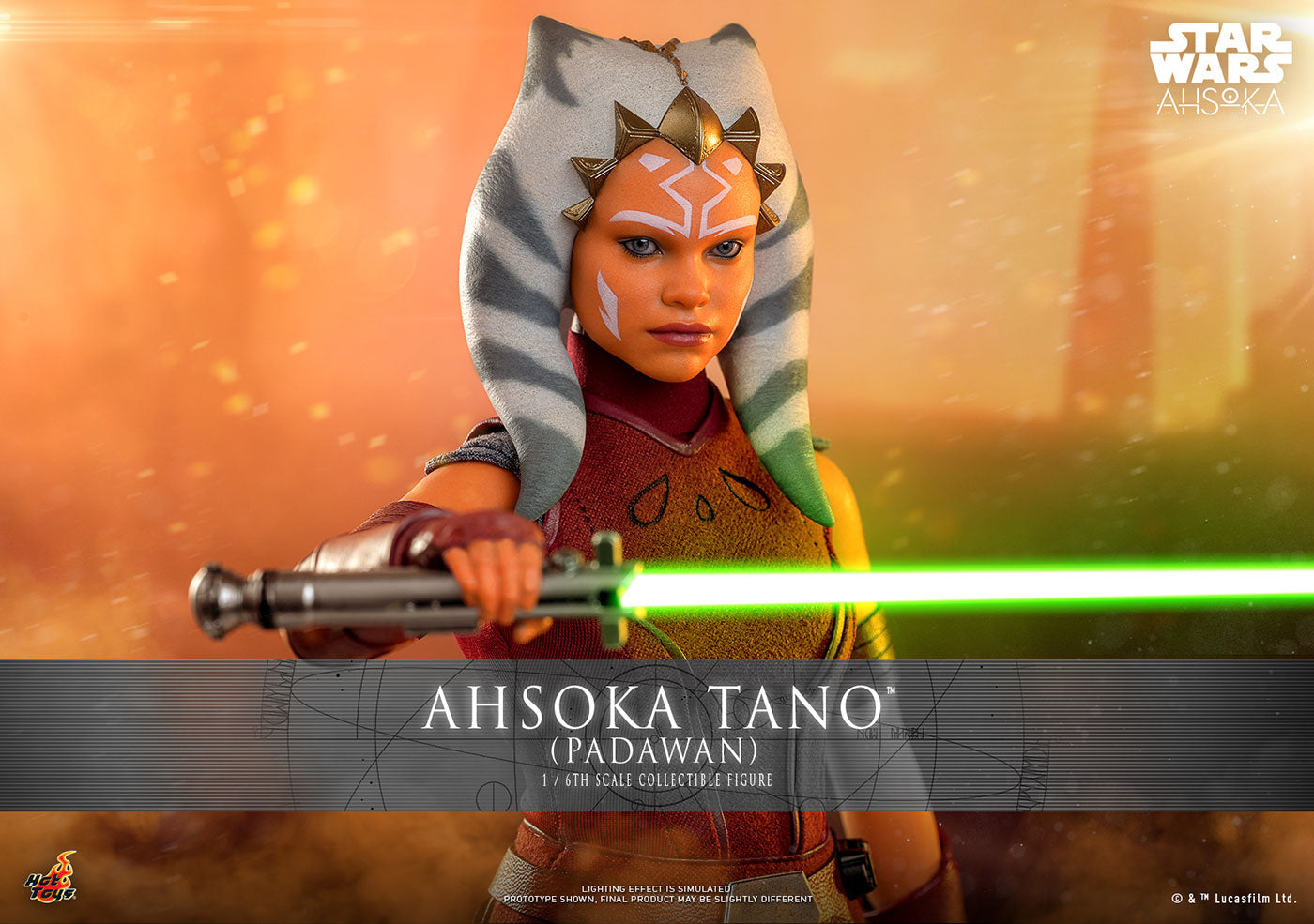 [Obra maestra de TV] Star Wars: Figura a escala 1/6 de Ahsoka Ahsoka Tano (Padawan)