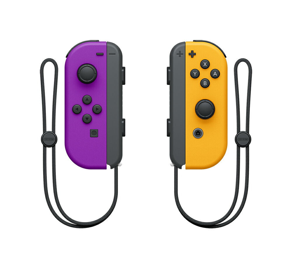 Joy-Con (izq.) morado neón / (der.) naranja neón