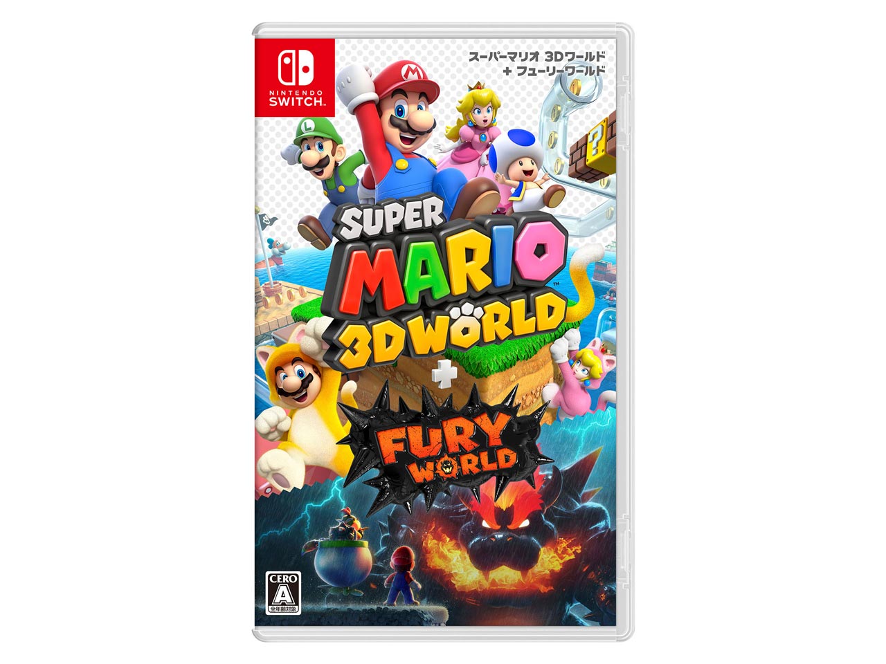 [In stock and free shipping] Nintendo Software Super Mario 3D World + Fury World [Post delivery]