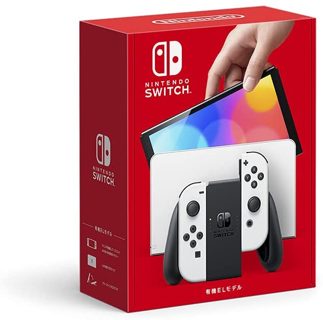 Nuevo modelo Nueva Nintendo Switch (Modelo EL orgánico) Joy-Con (L)/(R) Blanco