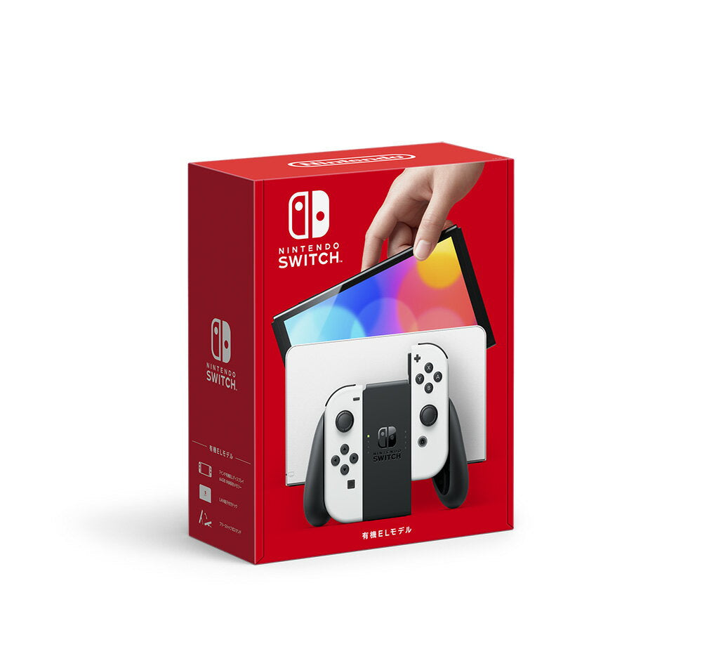 Nintendo Switch (modelo EL orgánico) Joy-Con (izq.)/(der.) blanco