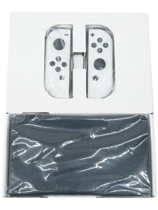 [Unused with defects / with stamps] Nintendo "Nintendo Switch (Organic EL Model) Joy-Con (L) / (R) White" switch game console 1 week warranty [Used]