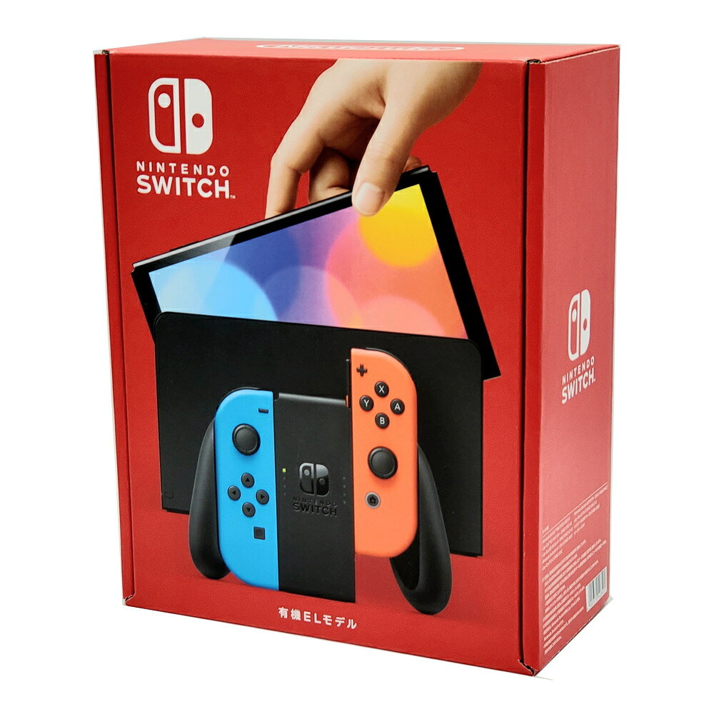 [Shipped on Saturdays, Sundays, and holidays] New, unopened item [N rank] Nintendo Switch (organic EL model) Neon blue/neon red Nintendo Switch main unit HEG-S-KABAA 4902370548501