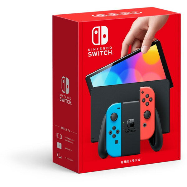 Nintendo Nintendo Switch (modelo EL orgánico) HEG-S-KABAA Azul neón/Rojo neón [Consola de juegos]