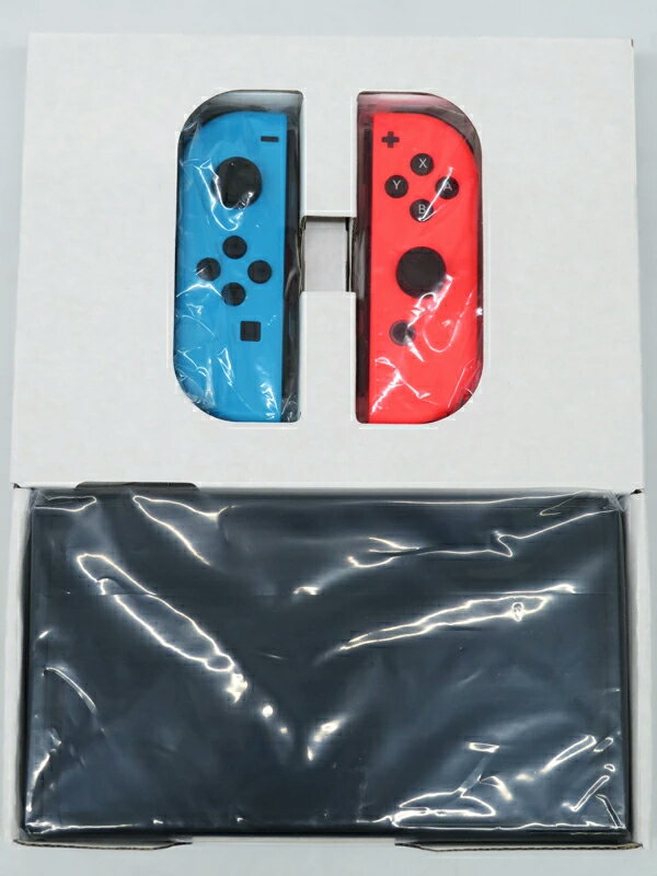 [Nintendo] Nintendo "Nintendo Switch (Organic EL Model) Joy-Con (L) Neon Blue/(R) Neon Red" switch game console 1 week warranty [Used]