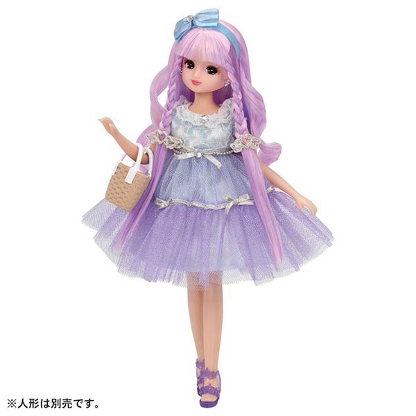 [Rakuten Super Sale Limited Price] [Mail Delivery Available] Licca-chan Niji Kyun Curl Dress Set IC Coordination