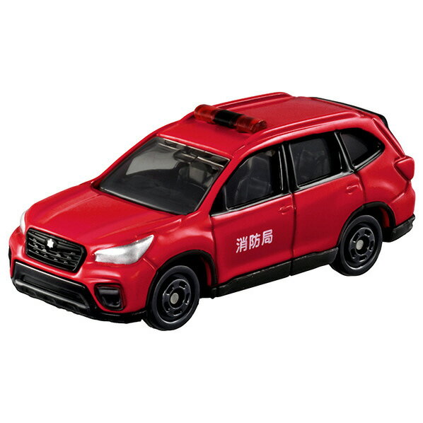 Takara Tomy Tomica No. 99 Subaru Forester Fire Command Car (Caja) NO99 Subaru Fuorester - Shiyo Bou Shikishiya [NO99 Subaru Fuorester - Shiyo Bou Shikishiya] [ETOY]