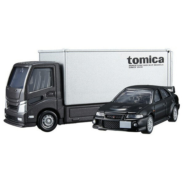 Takara Tomy Tomica Premium Tomica Transporter Mitsubishi Lancer Evolution VI GSR P Tomica Transpoter Mitsubishi Evolution 4 [P Tomica Transpoter Mitsubishi Evolution 4] [ETOY]