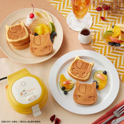 CCP Kongari Kyara Pancake Maker Natsume's Book of Friends Nyanko Sensei KM-PM71-NNS (1 unit) [Charanix]