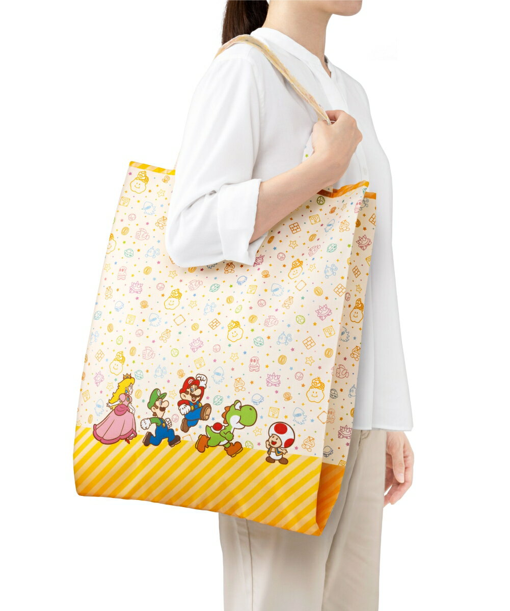 Super Mario Wrapping x Eco Bag (Mario Characters)