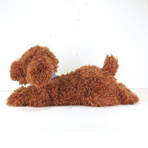 [Free Shipping] Hizawanko Toy Poodle Brown Plush Dog Animal Animal Total Length 37cm