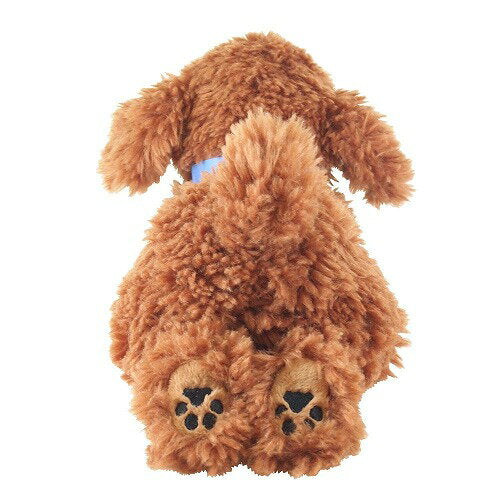 [Free Shipping] Hizawanko Toy Poodle Brown Plush Dog Animal Animal Total Length 37cm