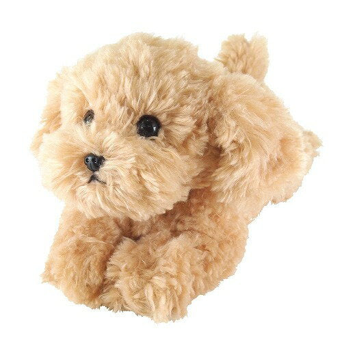 [Free Shipping] Hizawanko Toy Poodle Beige Plush Total Length 37cm Plush Animal Body Pillow