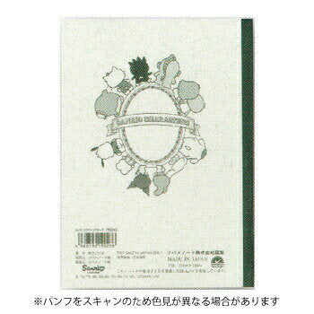 [Bargain item] Tsubame Note A5 Sanrio Characters (Fols 5mm grid 30 sheets) Size: W148 x H210mm TBM9023