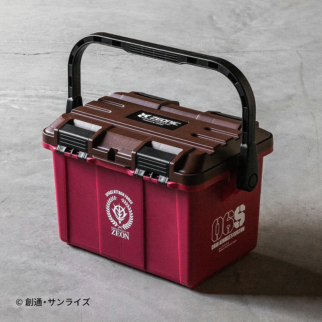 [Products eligible for 10% OFF coupon! 】Mobile Suit Gundam Toolbox 17L Char's exclusive model G-101 [Free shipping Kukurusu Doan DIY Outdoor Camping Fishing Fishing Toolbox]