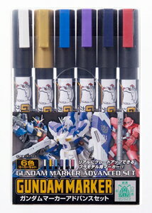 Juego avanzado de marcadores GSI Creos Gundam [GMS124] Pintura