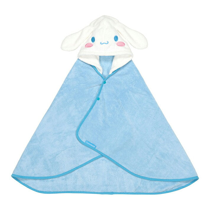 Cinnamoroll - Water-absorbing and quick-drying hooded bath poncho BPO1 [M delivery 1/1]