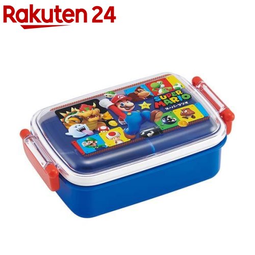 Silver Ion Antibacterial Children's Lunch Box Lunch Box 450ml Super Mario 23 (1 piece)