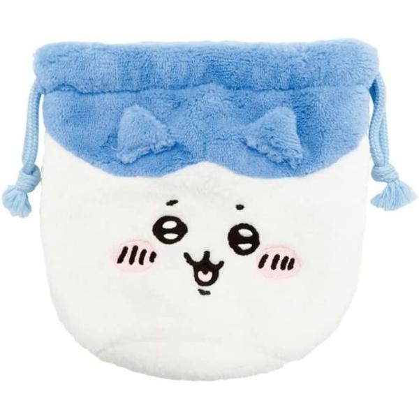 Marimo Craft CHIIKAWA Face Drawstring Bag Hachiware CKW-038 W16 x H16 x D1cm *Ready to ship