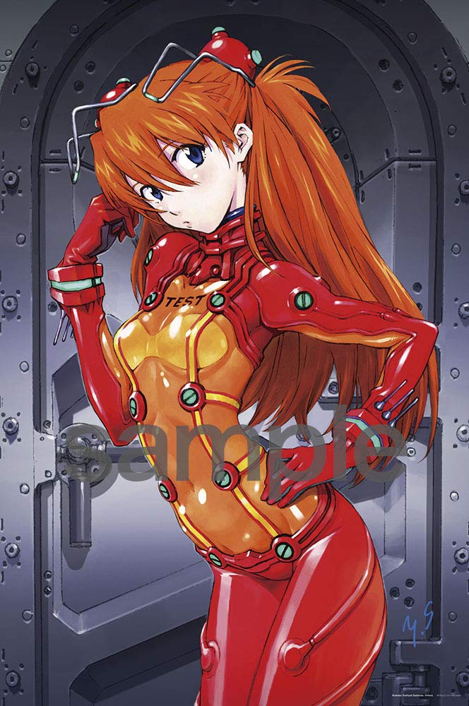 [Immediate shipping] Jigsaw puzzle 1000 pieces Evangelion Shikinami Asuka Langley Test plug suit (50x75cm) (10-1338) Yanoman 80cm packed t102