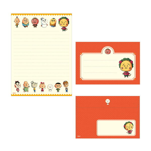 Koji Koji Letter Set (Koji Koji and her friends) KG-LS023 4996740598531 cojicoji [Koji Koji COJI-COJI Koji Koji Face You and Me Sakura Momoko TV Anime Manga Case Storage Goods Cute Anime Ki