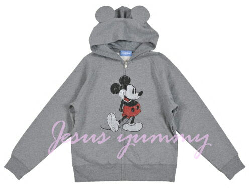 Parka Mickey Parka Gray Pockets Only available Tokyo Disney Resort [DISNEY]