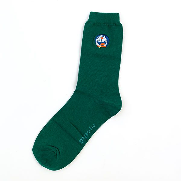 Doraemon Embroidered Socks Time Bath Green Socks Room Supplies Socks