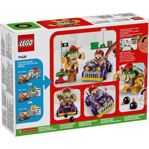 LEGO Super Mario Bowser Highway Car 71431 (1 pieza) [LEGO] [Juguetes, Juguetes, Niños, Niñas, Niños, 7 años, 8 años, 9 años, 10 años]