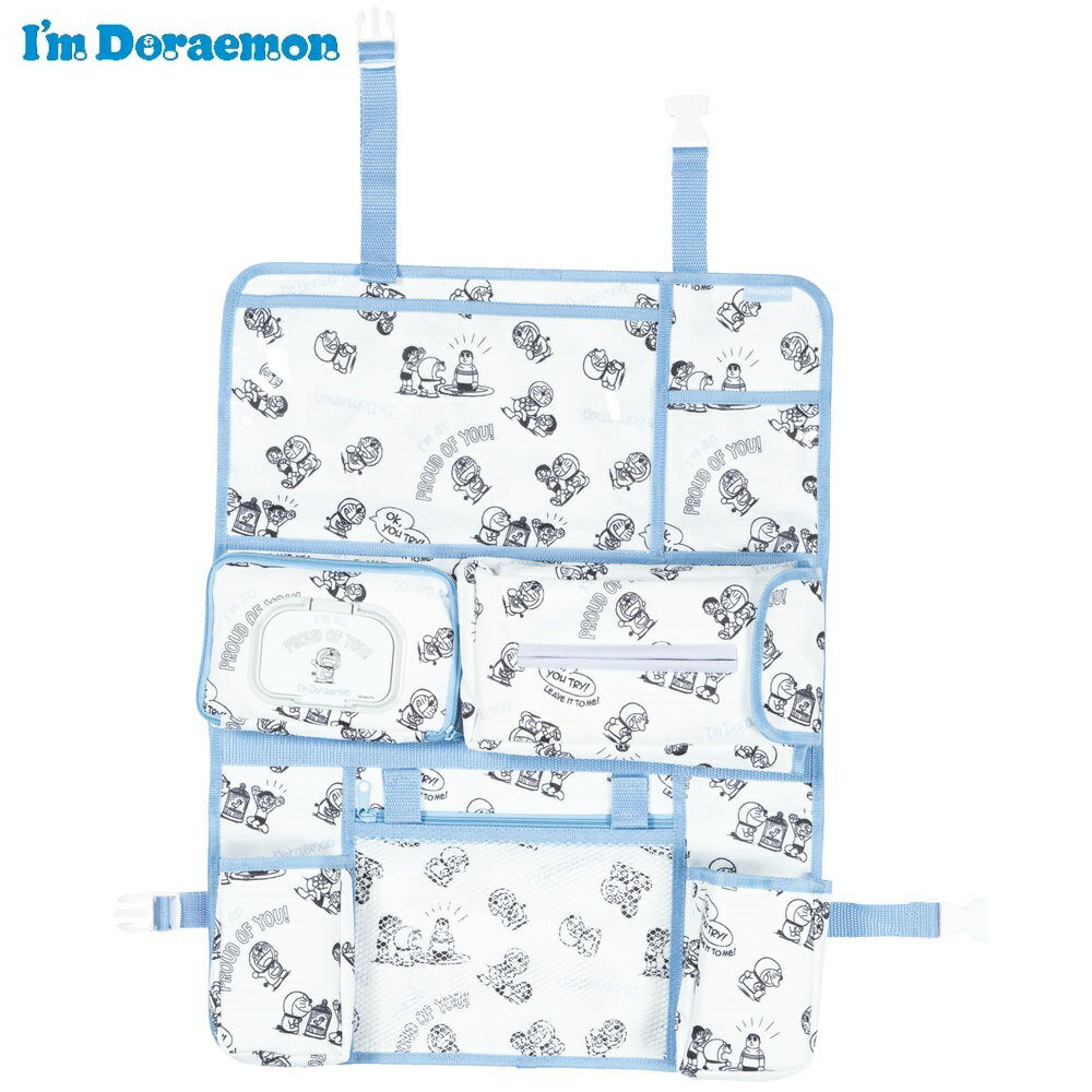 [3rd to 11th, 15x points] Seat, Back, Pocket, Doraemon, Car Accessories, Car, Inside, Small Accessories, Small Storage, Organizing, Convenient Drive, Goods, Sanrio CSBP1 Skater [Cute Tissue, Wet Tissue, Cute, Wet Tissue,