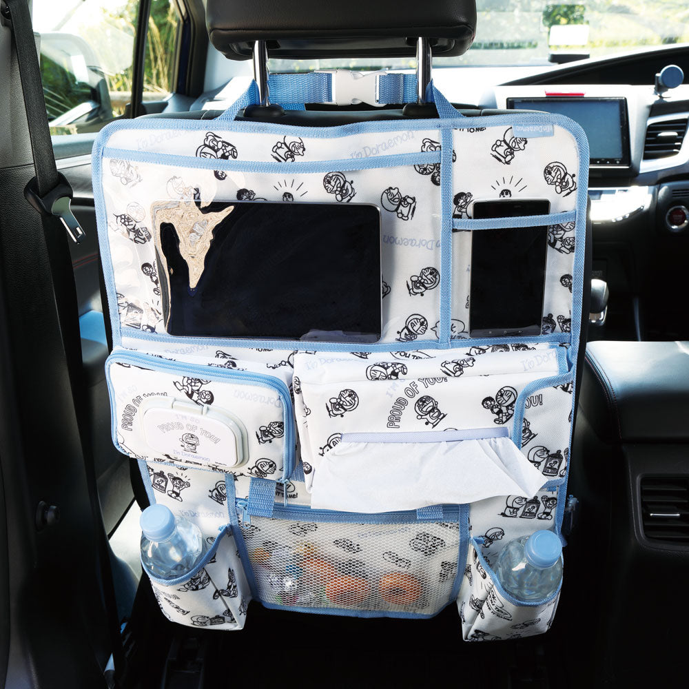 [3rd to 11th, 15x points] Seat, Back, Pocket, Doraemon, Car Accessories, Car, Inside, Small Accessories, Small Storage, Organizing, Convenient Drive, Goods, Sanrio CSBP1 Skater [Cute Tissue, Wet Tissue, Cute, Wet Tissue,