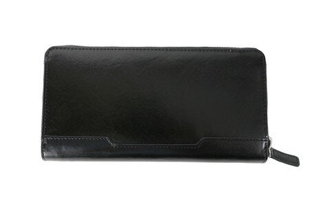 HA-5001☆HARVIE&HUDSON Italian Capital Leather Round Zipper Long Wallet (HA-5001) [Free Shipping] (Long Wallet, Wallet)