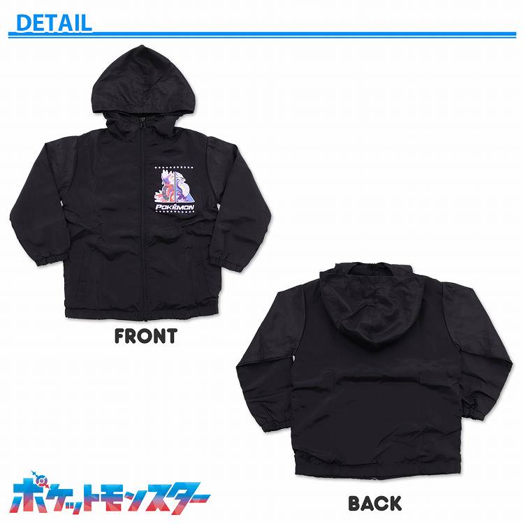 [Limited time only 50% OFF] Pokemon Windbreaker Children Long Sleeves Tricot Lining Boys Miraidon Colaidon Pokemon Jacket Kids Boys (110cm 120cm 130cm Poke