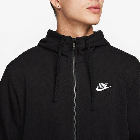 Sudadera con capucha Nike Sweat Club French Terry con cremallera completa para hombre BV2649-010FA19