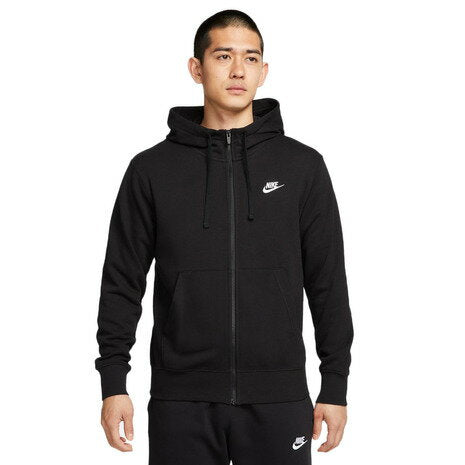 Sudadera con capucha Nike Sweat Club French Terry con cremallera completa para hombre BV2649-010FA19