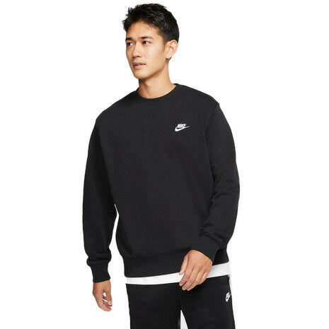 [Enter live to get up to 10x points] Nike (Men's) Sweatshirt Club French Terry Crew Sweatshirt Sweatshirt BV2667-010FA19