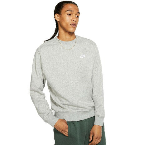 Nike (Men's) Online Price Sweatshirt Grey Club French Terry Crew BV2667-063FA19