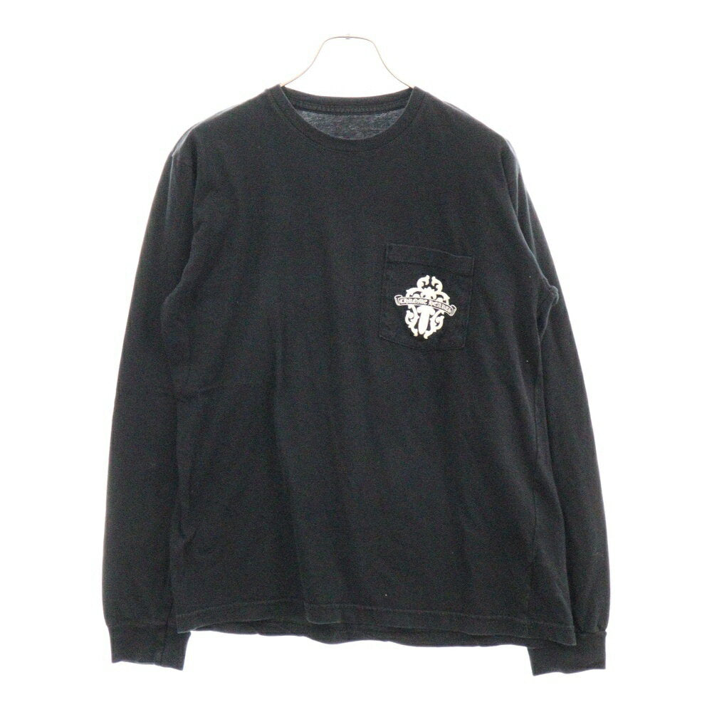 CHROME HEARTS Size: L CH L S 1 Dagger print long sleeve T-shirt cut and sew long T-shirt black L [Used] [Condition B] [Color Black] [One Style Shinjuku Store]