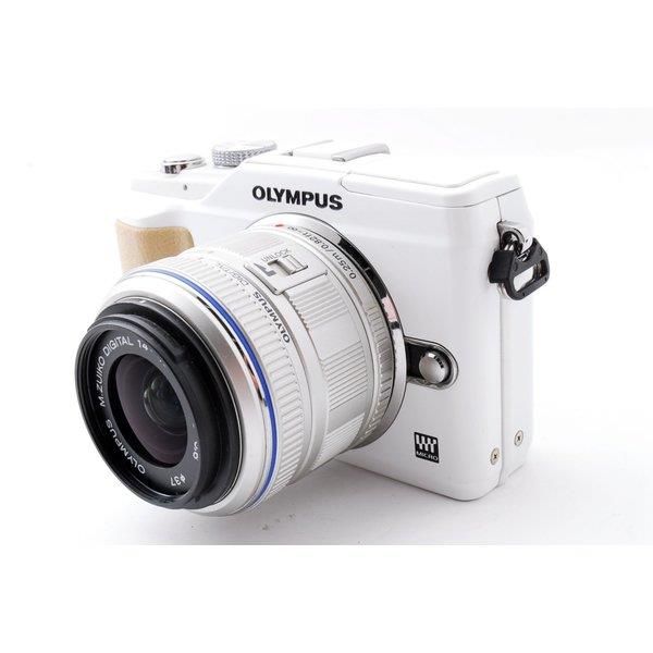 [Usado] Kit de lentes Olympus OLYMPUS E-PL2 blanco, en excelentes condiciones, tarjeta SD incluida