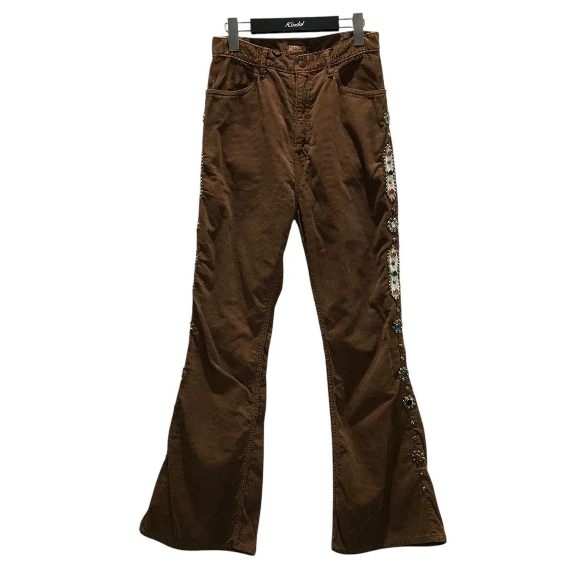 [Used] KAPITAL Studs Corduroy Flare Pants KR2011LP01 Brown Size: S [090325] (Capital)