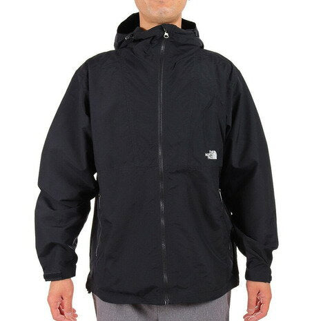 Chaqueta compacta THE NORTH FACE (para hombre) NP72230 K, color negro, con bolsa de almacenamiento, resistente al agua, ligera, resistente al viento