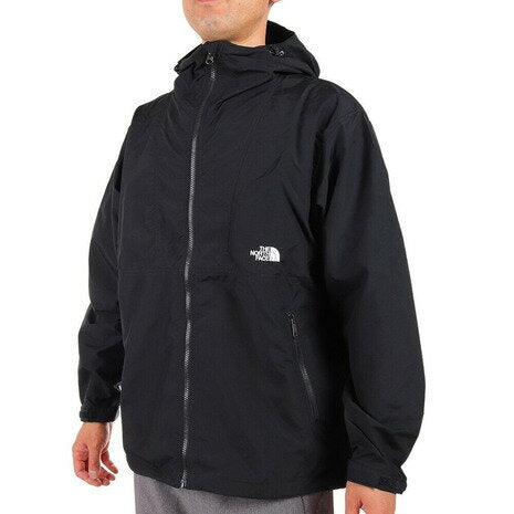 Chaqueta compacta THE NORTH FACE (para hombre) NP72230 K, color negro, con bolsa de almacenamiento, resistente al agua, ligera, resistente al viento