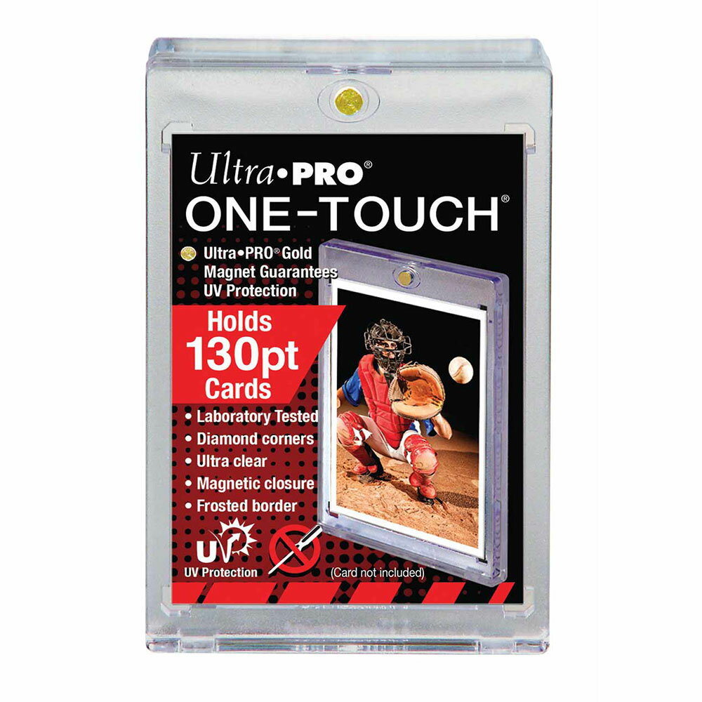 [UltraPro Collection Supplies] 130PT One Touch Magnet Holder for 3.5mm Thick UV Protection Specification Trading Card Case Trading Card (#81721) One Touch Magnet Holder 130PT UV | Trading card storage cases