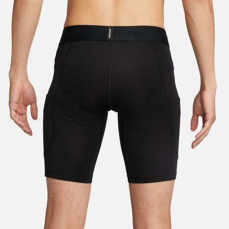 Nike (Men's) Tights, Short Stretch, Pocket, Black, Dry Fit, Fitness FB7964-010