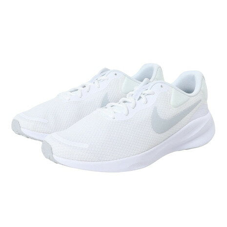 Nike (Men's) Sports Shoes Revolution 7 White FB2207-100 Sneakers Running Shoes Cushioning School Club Activities School Commuting