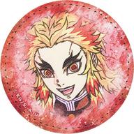 [Used] Badge Pins (Character) Rengoku Kyojuro (Bonus Edition) "Demon Slayer Trading Synthetic Leather Badge Vol. 2" Jump Shop & Jump Characters Store Box Purchase Bonus