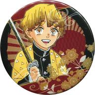 [Used] Badge Pins (Character) Agatsuma Zenitsu (Smile) "Demon Slayer: Kimetsu no Yaiba Collection Can Badge 1st Edition" Jump Shop Goods