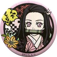 [Used] Badge Pins Kamado Nezuko "Demon Slayer Paper Cutting Series Washi Can Badge" Jump Shop Limited